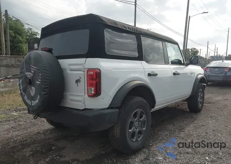 2023 Ford Bronco Big Bend z USA, uszkodzony, nr VIN 1FMDE5BHXPLC18289